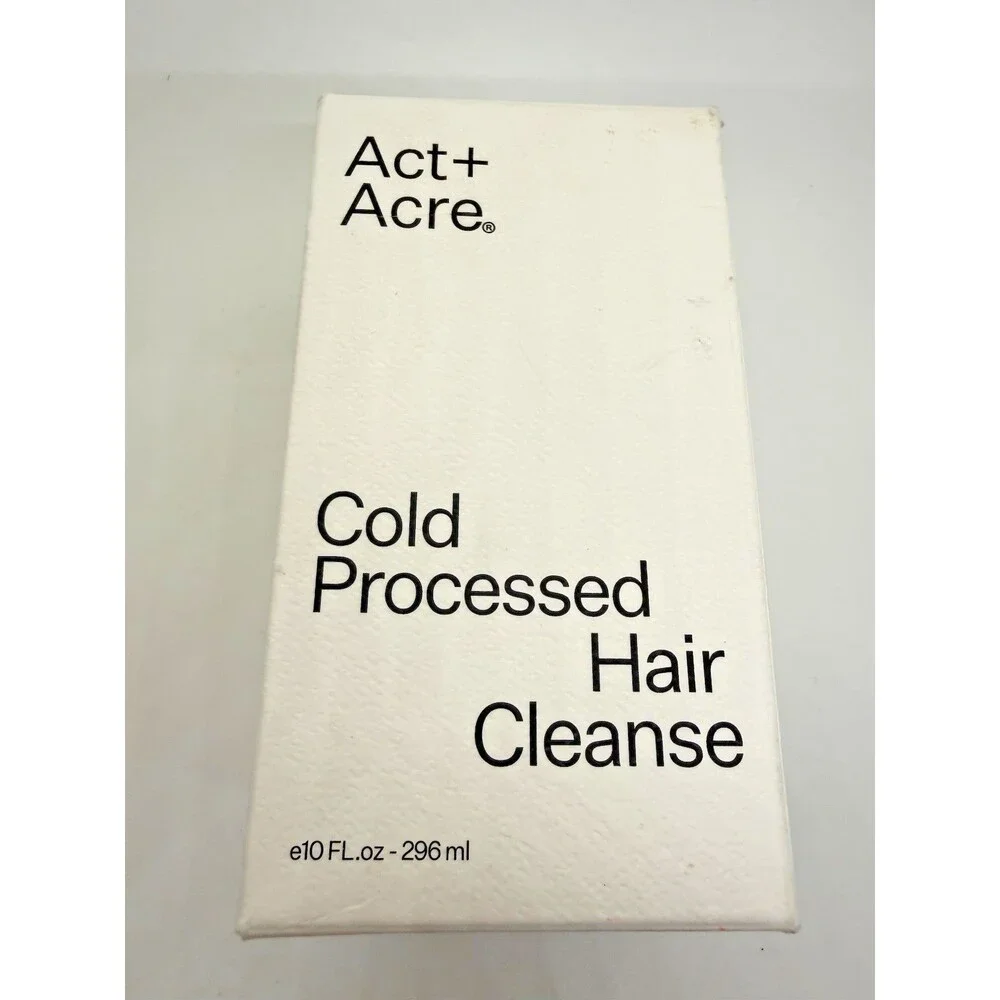ACT+ ACRE Cold Processed Balancing Shampoo‎ Clarifying Cleanse for Build Up 10oz
